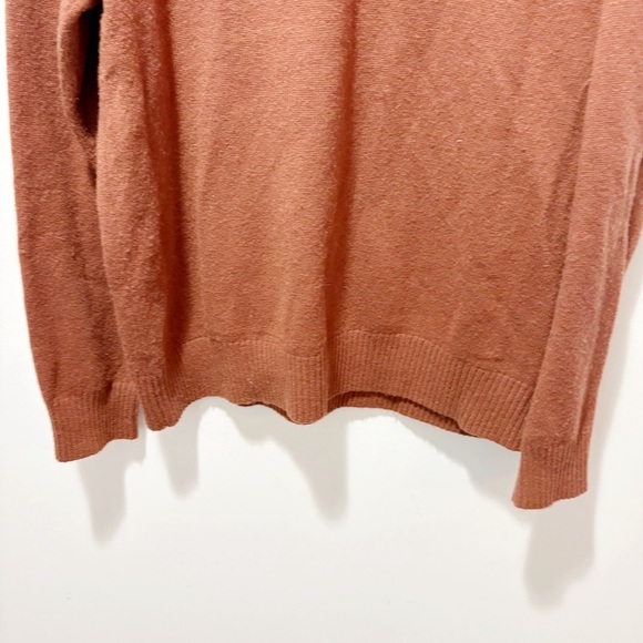 J. Crew Factory Supersoft Lambswool-Blend Crewneck Sweater Size XL Brown AA027 - Picture 6 of 13